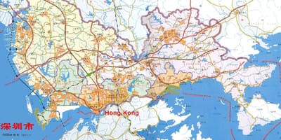 Карта на Шенжен EMS в Китай